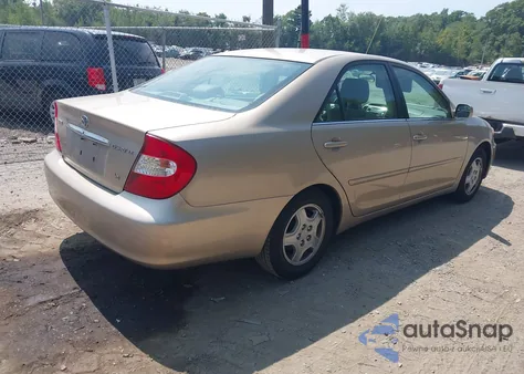 2002 Toyota Camry Le V6 z USA, uszkodzony, nr VIN 4T1BF32K02U009876